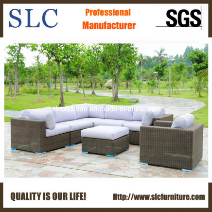 Outdoor Rattan Sofa Suite Set, Semi Circular Rattan Sofa Suite Set (SC-A7321)