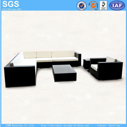 PE Rattan Furniture Cube Set Kind Corner Sofa