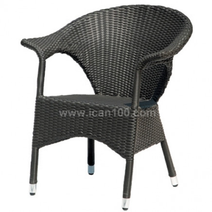 PE Rattan Garden Arm Chair (RC-06016)