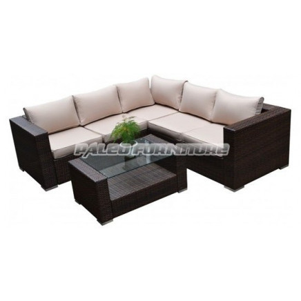 PE Rattan Modern Outdoor Leisure Patio Garden Sofa Furniture (PAS-1115)