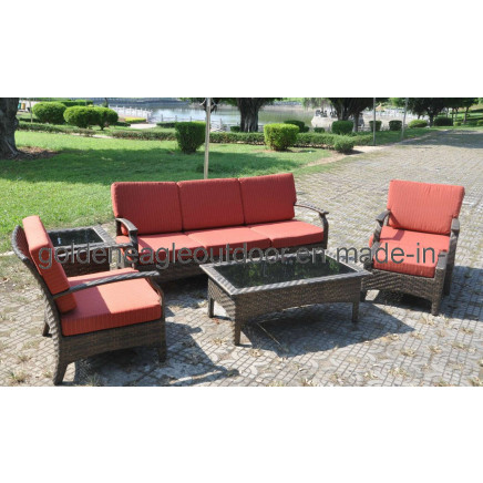 PE Rattan Outdoor Furniture Waterproof Garden Sofa (TY0008)