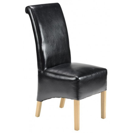 PU Chair/Faux Leather Chair/Wooden Chair/Roll Back Dining Chair