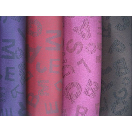 PU PVC Synthetic Leather with Film in The Surface Mg04