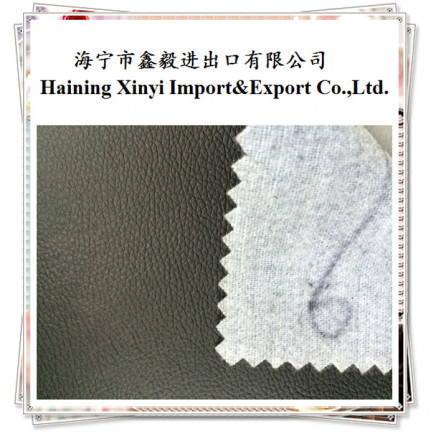PU Rexine Leather Wet PU Leather in Black Color