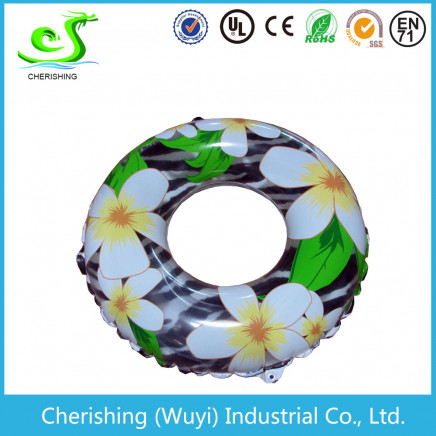 PVC Colorful Inflatable Swim Ring for Adult