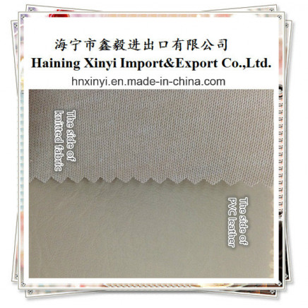 PVC Knitted Fabric Leather