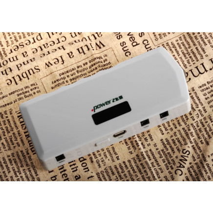 Patent Design Multifunction Jump Starter (SP-666) , Mini Jump Starter, in White/Black