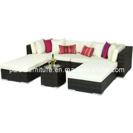 Patio Garden Outdoor Rattan Wicker Sofa Set (PAS-1102D)