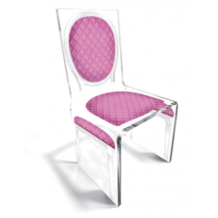 Pink Acrylic Chair Sale Well