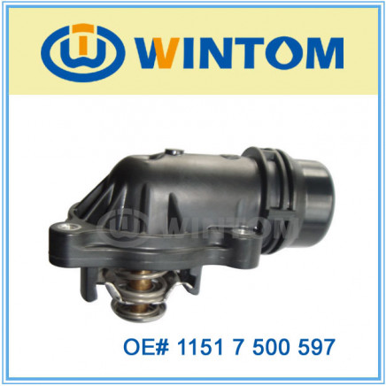 Plastic Water Flange Coolant Thermostat Housing with Seal for BMW 1 / BMW 3 / BMW Z4 / BMW X3 11 51 7 500 597