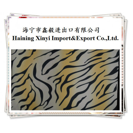 Polyester Printed Coral Fleece Super Soft Fabric/Tiger Stripe Fabric