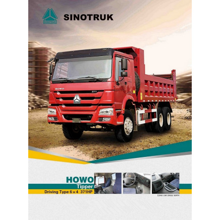 Popular Model HOWO Dump Truck of Sinotruk Tipper 6*4