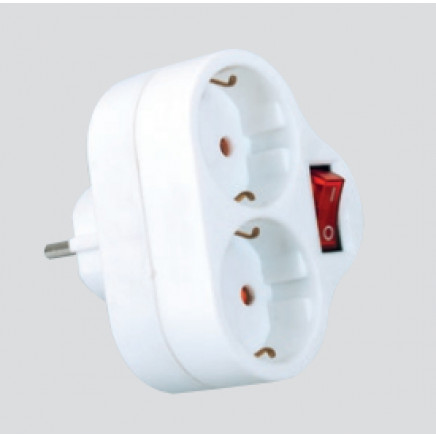 Power Adaptor with Switch (Sweden, Denmark, Norway, Finland)