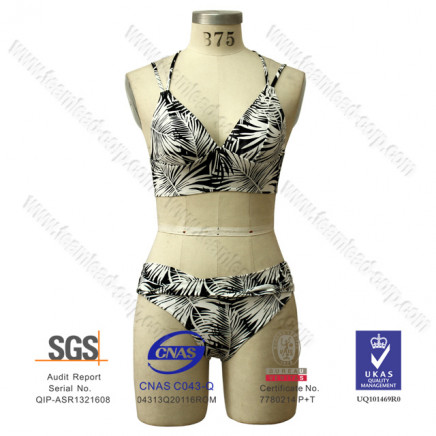 Printing Lycra Bikini, Beach Wear, Swimwear