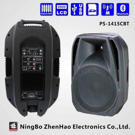 Professional 2 Way USB Active DJ Speaker with Bluetooth PS-1415cbt