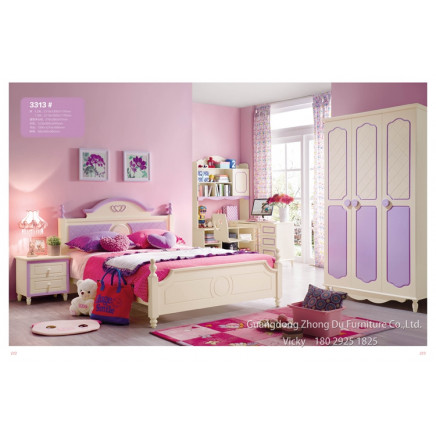Promotional High Gloss Bedroom Furniture for Kids (JB-3313)