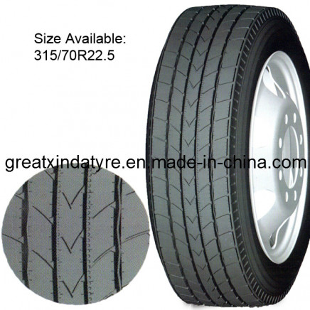 Radial Truck Tyre with DOT/ECE/Inmetro (315/70R22.5)