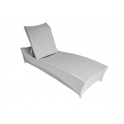 Rattan Aluminum Outdoor Garden Sunlounger/Beach Chair/Sunbed