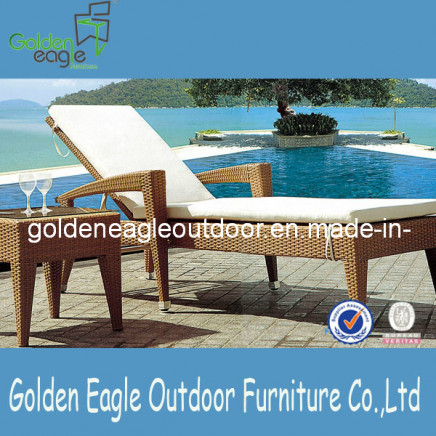 Rattan Furniture Aluminum Sunlounger