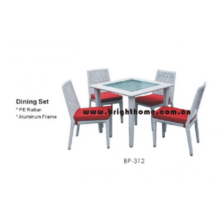 Rattan Furniture - Dining Chair and Table (BP-312)