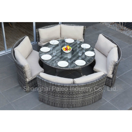 Rattan Furniture Patio Furniture Outdoor Wicker Dining Table and Chair (PAD-1411)