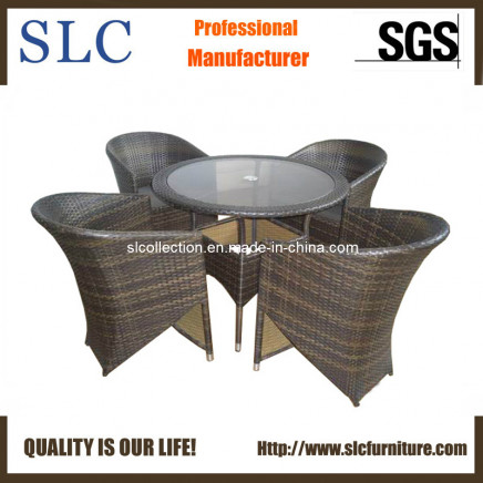 Rattan Garden Furniture/ Rattan Coffee Table Set/ 5 Piece Table and Chairs (SC-B6519)