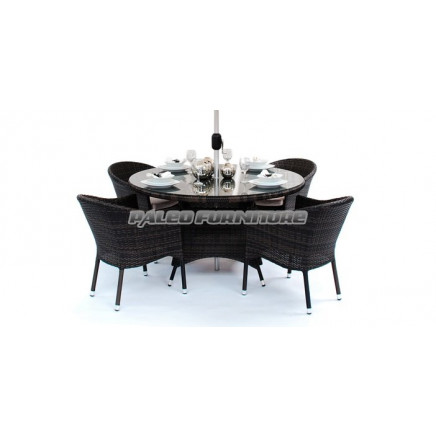 Rattan Garden Patio Wicker Outdoor Dining Chair Fueriture Set (PAD-1290)