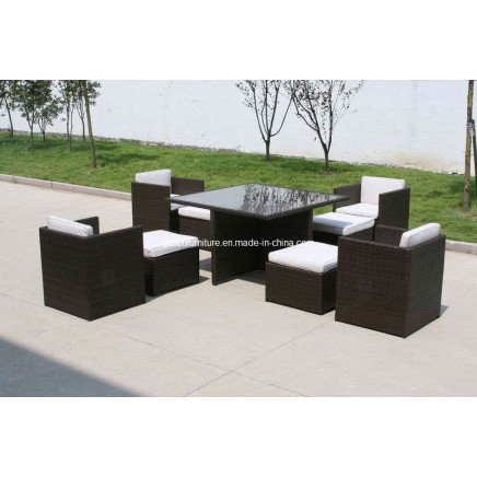 Rattan Garden Patio Wicker Outdoor Fueriture Set (PAD-102)