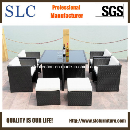 Rattan Table and Chair Set/Outdoor Dining Table Set/Garden Chair and Table (SC-A7222)