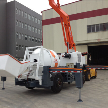 Ready Mixer Boom Pump Concrete Mixer Machine