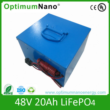Recharegeable 48V 20ah Lithium Ion Battery for Solar Panels