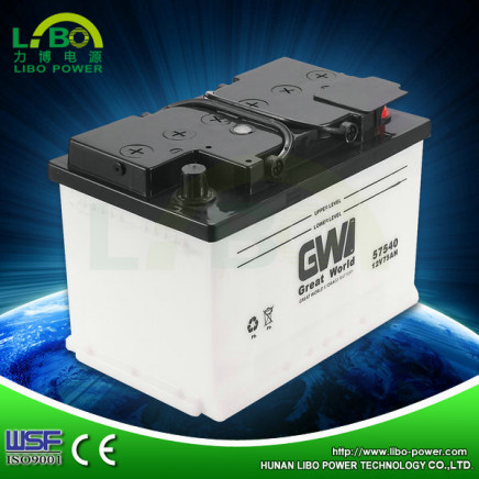 Rechargeable 12V Battery DIN75 Battery in Automobile