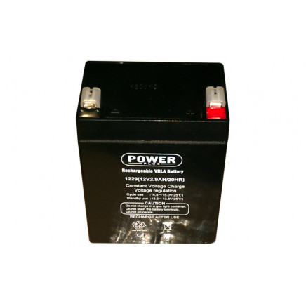 Rechargeable Sealed Lead Acid Battery 12V 2.9ah for LED Lighting