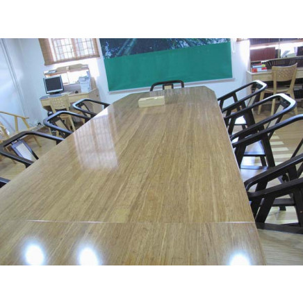 Reconsolidated Bamboo Working Station Meeting Table