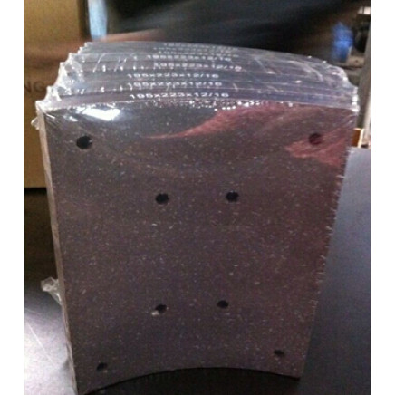 Red Asbestos Best Quality Brake Lining for Kamaz/Maz 195X223X12/16