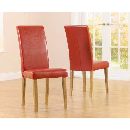 Red Parson Chair/PU Chair/Bonded Leather Chair