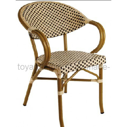 Restaurant Chair Wedding Chair Patio Rattan Aluminum Furniture