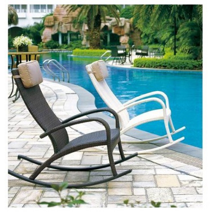 Rocking Wicker Chair - Outdoor Furniture (L0032)