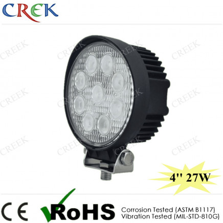 Round 27W LED Work Light with Epistar LEDs CE / RoHS / IP67ck-We0903A)(
