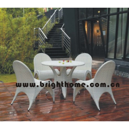 Round Marble Dining Table Set (Seagull Series) (BP-361)