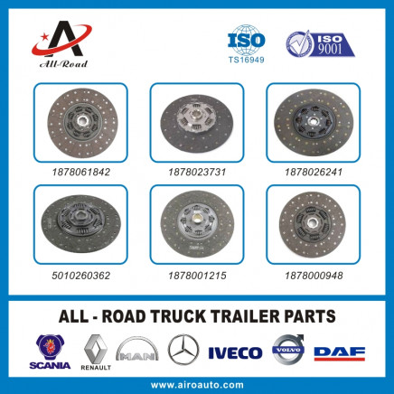 Rvi Truck Clutch Disc 1878061842 1878023731 1878026241 5010260362 1878001215 1878000948