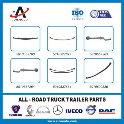 Rvi Truck Spring Leaf 5010383760 5010327827 5010557263 5010557264 5010537664 5010600386