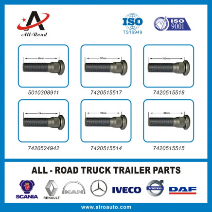 Rvi Truck Wheel Bolt 5010308911 7420515517 7420515518 7420524942 7420515514 7420515515