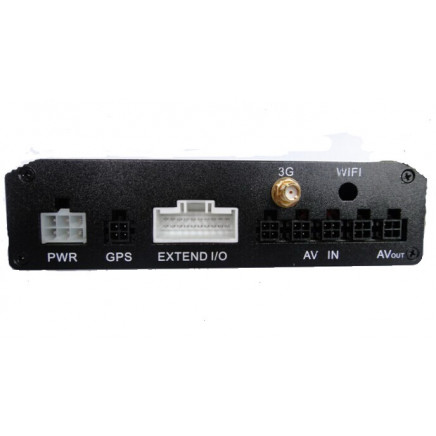 SD Card Mobile DVR with 3G GPS Navigation Back View