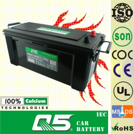 SS N150, 12V150AH, Australla Model, Auto Storage Maintenance Free Car Battery