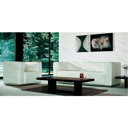 Salon Office Hotel Furniture with Leather Sofa Set (JP-sf-079)