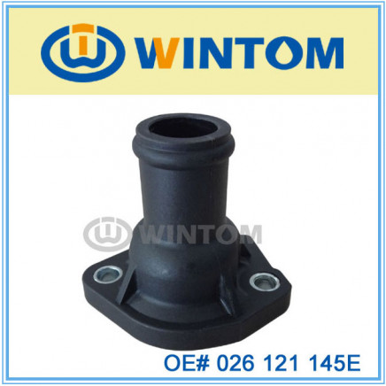 Sbc/Bbc Chrome Water Neck Thermostat Housing Outlet Vw 026 121 145e