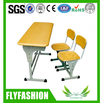 School Study Double Desk and Chair