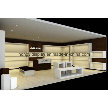 Shoes Shop Design with Slat Wall and Display Stand