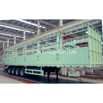Side Board and Barrier Cargo Transport Semi Trailer (QDT9402CXY)